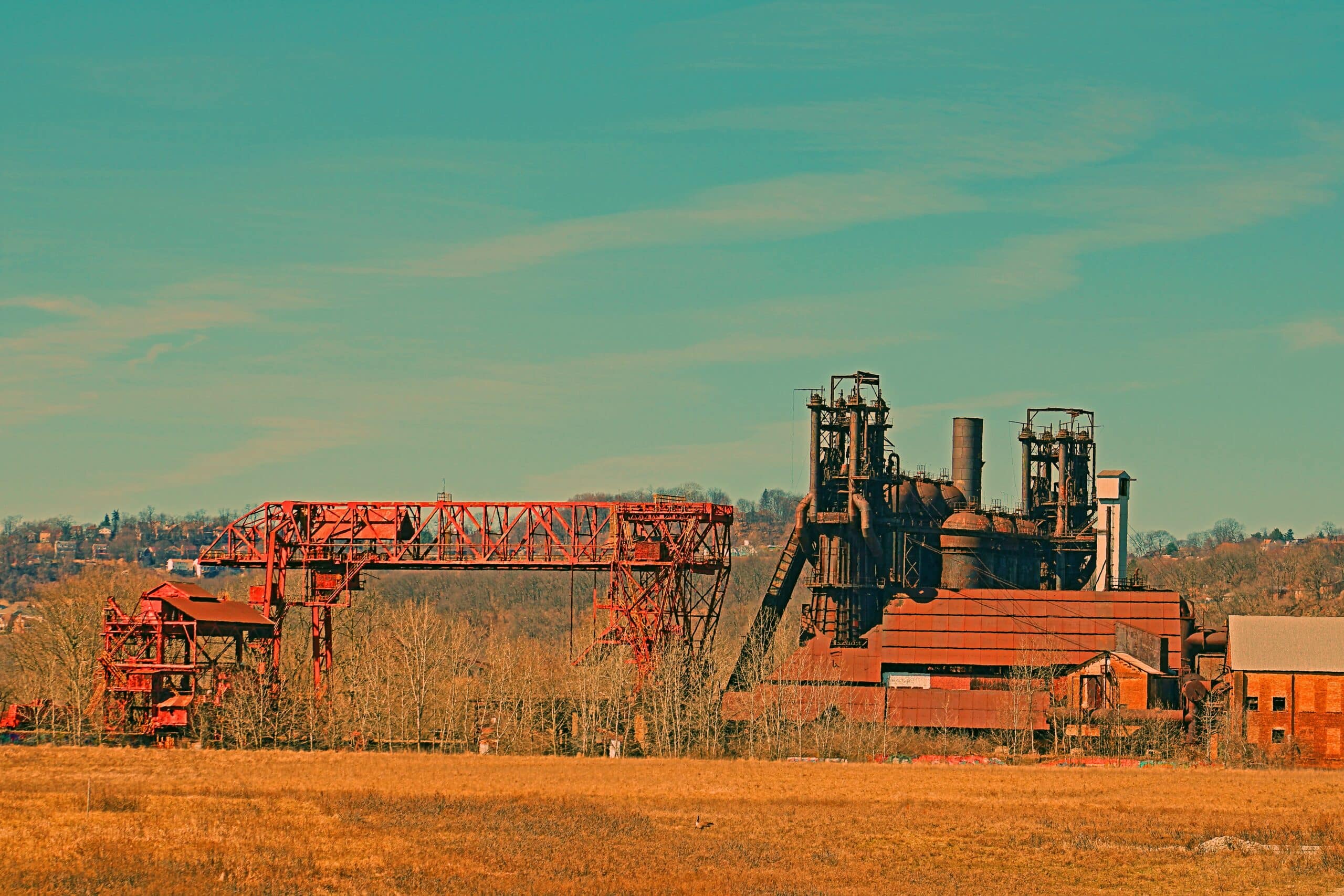 Decommissioned industrial plant in Detroit, representing potential sites for Hazardous Waste Innovations to revitalize and ensure environmental safety.